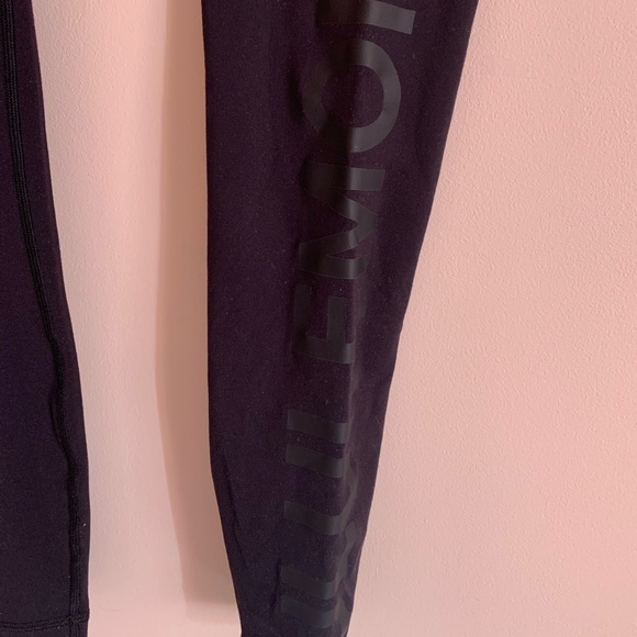 Lululemon high waisted black leggings - Picture 2 of 3